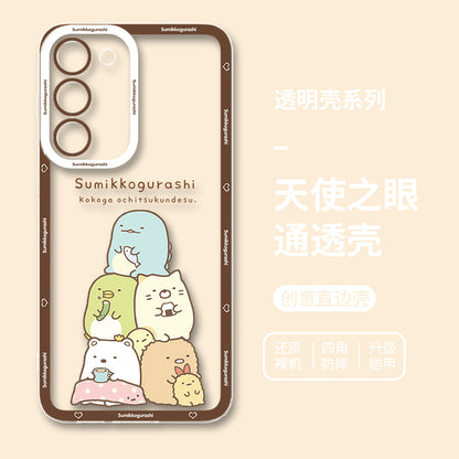 Japanese Cartoon Sumikko Gurashi | Relaxing Together - Phone Case Samsung Galaxy S25 S24 S23 S22 S21 FE Ultra Edge