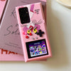 かわいい漫画のゲーム機スマホケース | ピンクパンサー - スマホケース Samsung Galaxy S25 S24 S23 S22 S21 Ultra