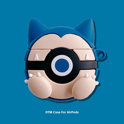 Japan Cartoon Pokemon Anime | Mewtwo Bulbasaur Growlithe Jigglypuff Pokemon Ball Snoriax Lucario Garchomp Rayquaza - AirPods AirPodsPro AirPods3 AirPods4 Case