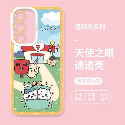 Japanese Cartoon Chiikawa | Post Office - Phone Case Samsung Galaxy S25 S24 S23 S22 S21 FE Ultra Edge