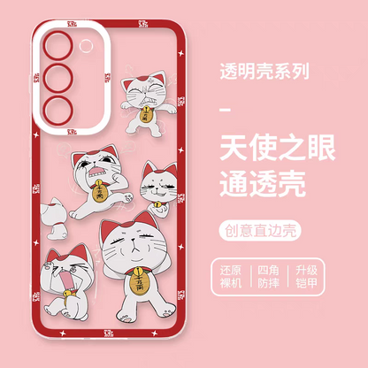 Japan Anime Dandadan | Turbo Granny Emojis - Phone Case Samsung Galaxy S25 S24 S23 S22 S21 FE Ultra Edge