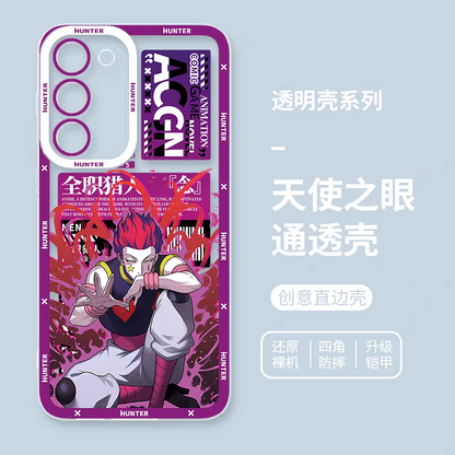 Japanese Anime Hunter X Hunter Anime Fighting Version | Gon Killua Kurapika Chrollo Leorio Matiy Hisoka Morow Meruem 8 Style - Phone Case Samsung Galaxy S26 S25 S24 S23 S22 S21 FE Ultra Edge