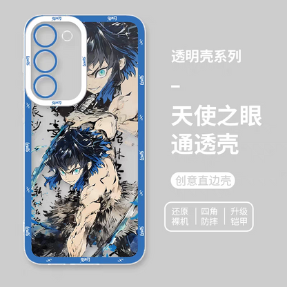 Japanese Anime Kimetsu no Yaiba Demon Slayer Fighting Style | Inosuke - Phone Case Samsung Galaxy S25 S24 S23 S22 S21 FE Ultra Edge21 FE Ultra Edge
