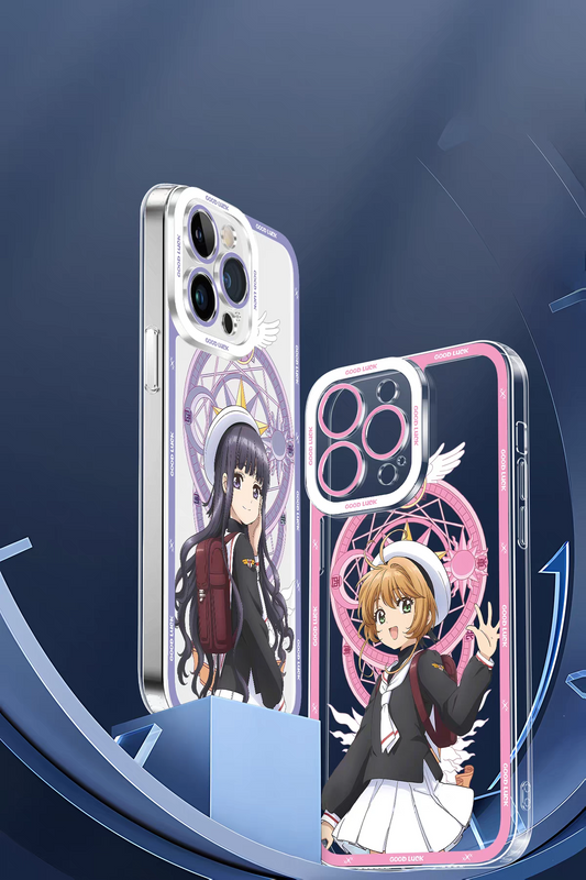 Japanese Cartoon CardCaptorSakura Anime Style | Tomoyo Sakura Spinel Sun Momo Cerberus 8 Styles - iPhone Case PLUS SE2 XS XR X 11 12 13 14 15 16 16e 17 17e Pro Promax 12mini 13mini