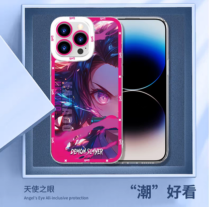 Japanese Anime Kimetsu no Yaiba Demon Slayer Hand Battle Style | Kanroji Mitsuri - iPhone Case 6 7 8 PLUS SE2 XS XR X 11 12 13 14 15 16 16e Pro Promax 12mini 13mini