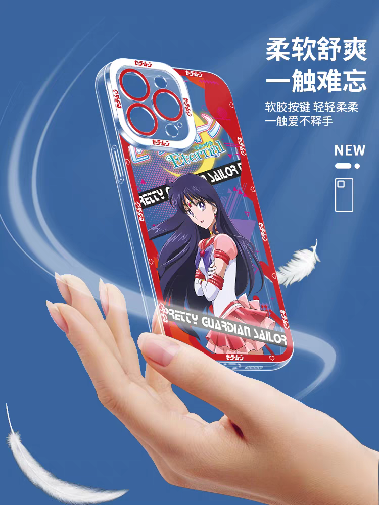 Japanese Cartoon Sailor Girl | Sailor Venus - Sailormoon iPhone Case 6 7 8 PLUS SE2 XS XR X 11 12 13 14 15 16 16e 17 Pro Promax 12mini 13mini