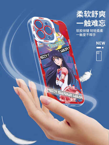 Japanese Cartoon Sailor Girl | Sailor Venus - Sailormoon iPhone Case 6 7 8 PLUS SE2 XS XR X 11 12 13 14 15 16 16e 17 Pro Promax 12mini 13mini
