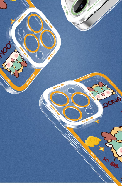 Japan Style Simple Cute Animal Style | Chinese Zodiac Part2 Mouse Tiger Rabbit Cow 4 Styles  - iPhone Case PLUS SE2 XS XR X 11 12 13 14 15 16 16e 17 17e Pro Promax 12mini 13mini