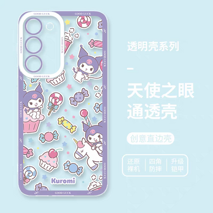 Japan Cartoon Sweets Pastel | Kuromi - Phone Case Samsung Galaxy S25 S24 S23 S22 S21 FE Ultra Edge