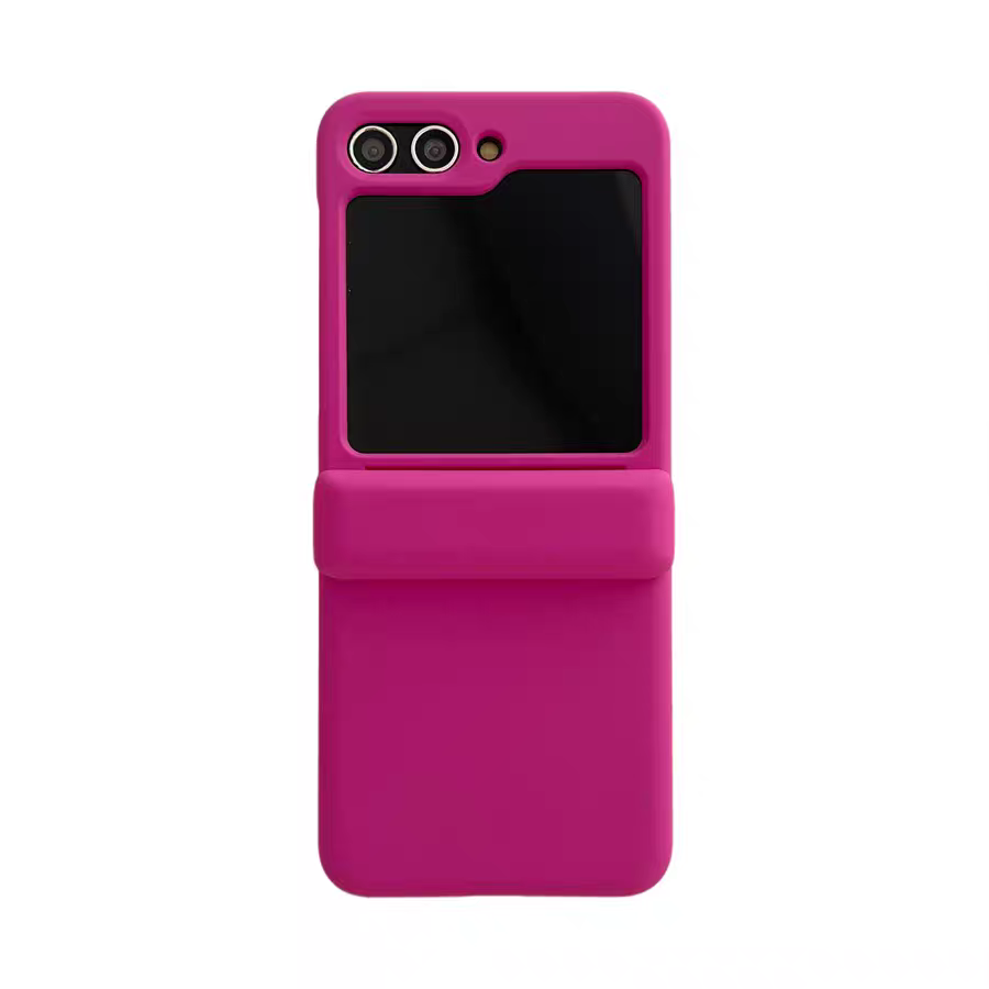Korea Style Simple Fashion Card Holder Style | Matt 12 Colours - Phone Case Samsung Galaxy Z Flip 3 4 5 6 7