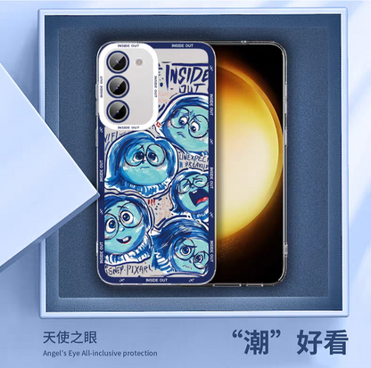 Cartoon Character Colour Kids | Purple Fear - Phone Case Samsung Galaxy S25 S24 S23 S22 S21 FE Ultra Edge