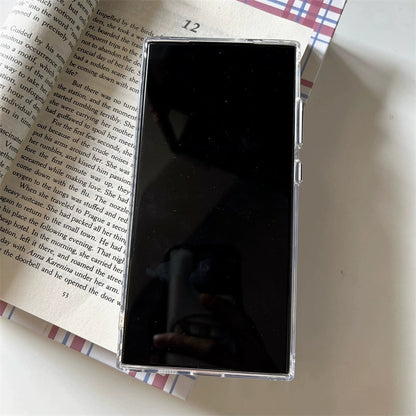 Korean Fashion Style Mirror Case | Milk Cow - Phone Case Samsung Galaxy S24 S23 S22 Ultra KawaiiGiftLand