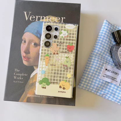 Japan Cute Style | Lovely Vegetables Brocoli Pumpkin Tomato - Phone Case Samsung Galaxy S25 S24 S23 Plus Ultra KawaiiGiftLand