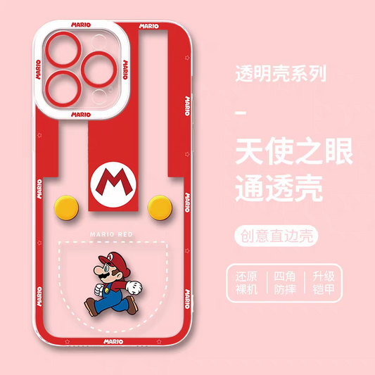 Game Character Super Mario | Run - iPhone Case PLUS SE2 XS XR X 11 12 13 14 15 16 17 Pro Promax 12mini 13mini
