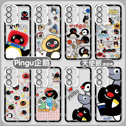 Cute Cartoon Lovely Penguin | Pingu & Friends 8 Styles - Phone Case Samsung Galaxy S26 S25 S24 S23 S22 S21 FE Ultra Edge