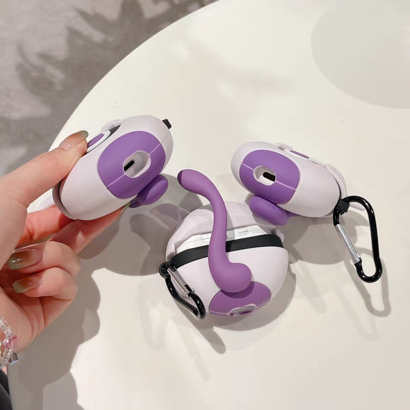 Japan Cartoon Pokemon Anime | Mewtwo Bulbasaur Growlithe Jigglypuff Pokemon Ball Snoriax Lucario Garchomp Rayquaza - AirPods AirPodsPro AirPods3 AirPods4 Case