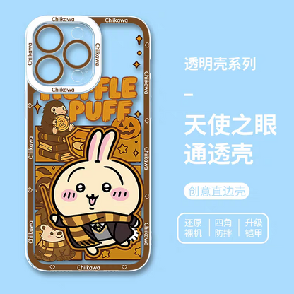 Japanese Anime Chiikawa Magic School Version | Chiikawa Hachiware Usagi Momonga 4 Styles - iPhone Case PLUS SE2 XS XR X 11 12 13 14 15 16 16e 17 17e Pro Promax 12mini 13mini