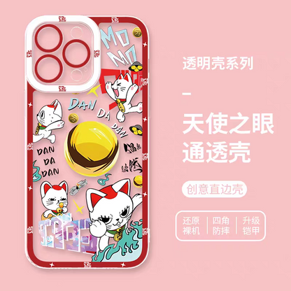 Japan Anime Dandadan | Happy Turbo Granny - iPhone Case PLUS SE2 XS XR X 11 12 13 14 15 16 17 Pro Promax 12mini 13mini