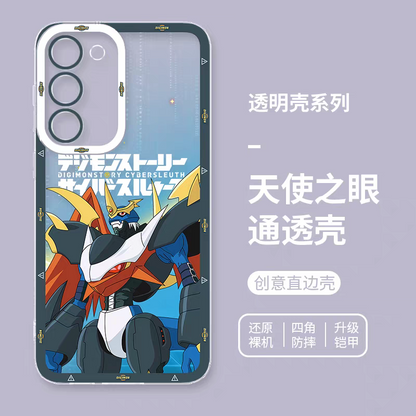 Japanese Cartoon Digimon Adventure Digital Monster Digimonstory Cybersleuth Version | Imperialdramon - Phone Case Samsung Galaxy S25 S24 S23 S22 S21 FE Ultra Edge