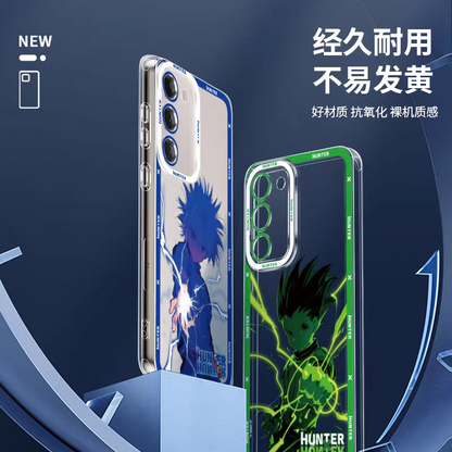 Japanese Anime Hunter X Hunter Anime & Comic Fighting Version | Killua Gon Kurapika Hisoka Morow - Phone Case Samsung Galaxy S26 S25 S24 S23 S22 S21 FE Ultra Edge
