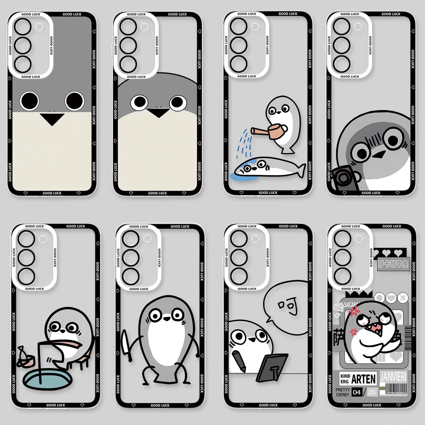 Japan Style Cute Animals Style | Funny Sacabanbaspis Fish Part2 8 Styles - Phone Case Samsung Galaxy S26 S25 S24 S23 S22 S21 FE Ultra Edge