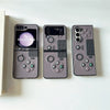 Japan Style Game Console | Vintage Dark Purple - Phone Case Samsung Galaxy Z Flip 3 4 5 6 7 Fold 3 4 5 6 7 W25 W24 W23 W22