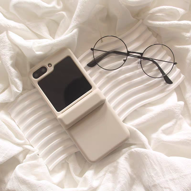 Korea Style Simple Fashion Card Holder Style | Matt 9 Colours - Phone Case Samsung Galaxy Z Flip 4 5 6 7 W24 W23