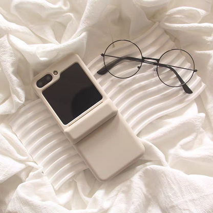 Korea Style Simple Fashion Card Holder Style | Matt 9 Colours - Phone Case Samsung Galaxy Z Flip 4 5 6 7 W24 W23