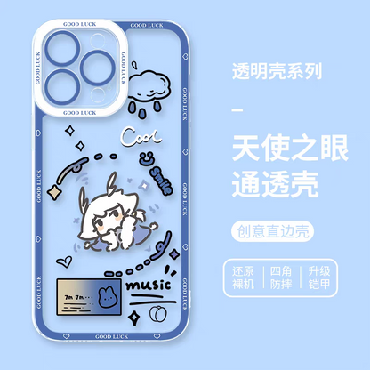 Game Sky Image Cute Drawing Style | Light Child with 8 Styles - iPhone Case 7 8 PLUS SE2 XS XR X 11 12 13 14 15 16 16e 17 Pro Promax 12mini 13mini