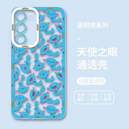 Japan Cartoon Pokemon | Quagsire Wooper Part2 8 Styles - Phone Case Samsung Galaxy S26 S25 S24 S23 S22 S21 FE Ultra Edge