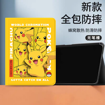 Japanese Cartoon Pokemon Protect Case World Coronation | Pikachu - iPad Mini 4,5,6,7 / iPad Air / iPad Pro 2025 2024 2022 2021 2020 2018