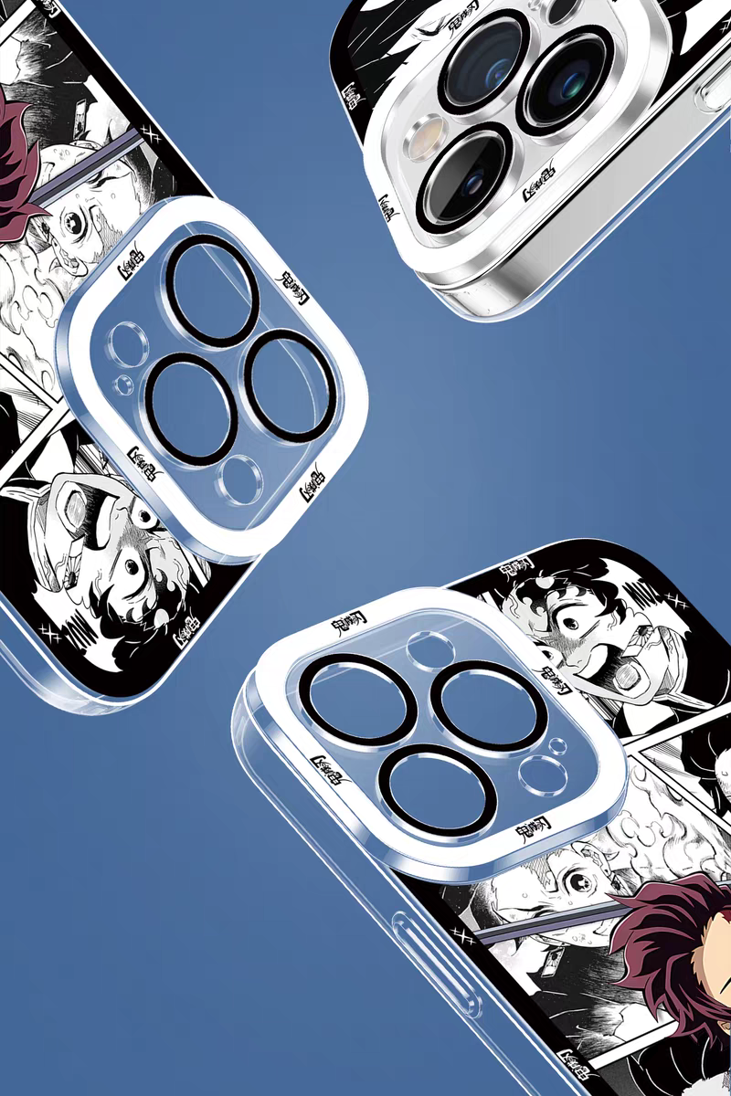 Japanese Anime Kimetsu no Yaiba Demon Slayer Comic with Anime Style | Rengoku Kyoujurou - iPhone Case 6 7 8 PLUS SE2 XS XR X 11 12 13 14 15 16 16e 17 Pro Promax 12mini 13mini