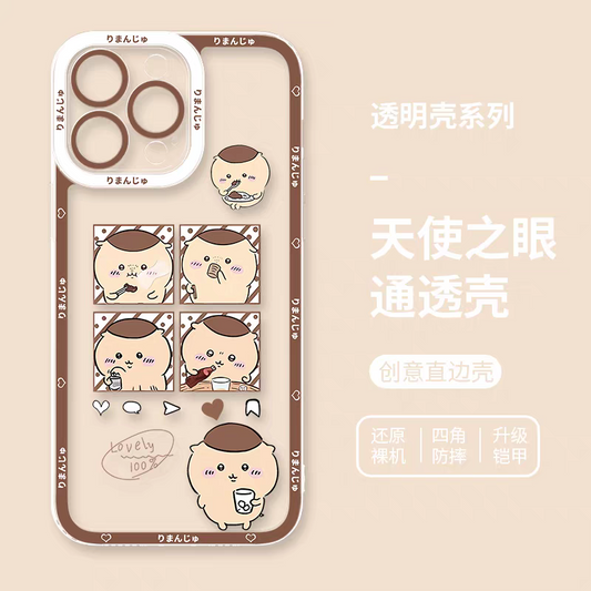 Japanese Cartoon Chiikawa | Comic Kurimanju - iPhone Case 6 7 8 PLUS SE2 XS XR X 11 12 13 14 15 16 16e Pro Promax 12mini 13mini