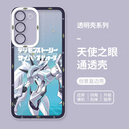 Japanese Cartoon Digimon Adventure Digital Monster Digimonstory Cybersleuth Version | Omegamon Merciful Mode - Phone Case Samsung Galaxy S25 S24 S23 S22 S21 FE Ultra Edge