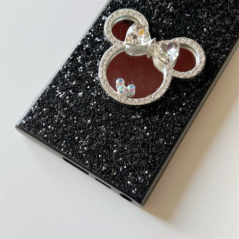 Japan Style | Minnie Mouse Bling Star with Mirror - Phone Case Samsung Galaxy S23 S22 S21 Plus Ultra KawaiiGiftLand