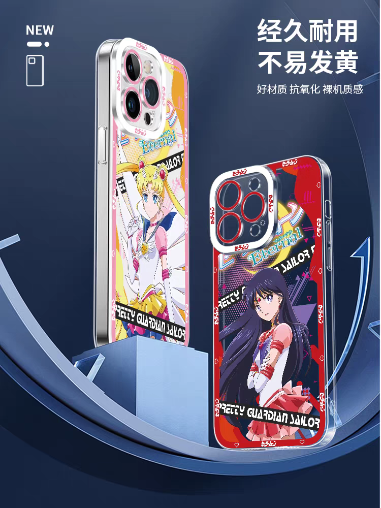 Japanese Cartoon Sailor Girl | Sailor Venus - Sailormoon iPhone Case 6 7 8 PLUS SE2 XS XR X 11 12 13 14 15 16 16e 17 Pro Promax 12mini 13mini