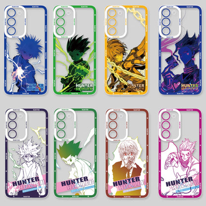 Japanese Anime Hunter X Hunter Anime & Comic Fighting Version | Killua Gon Kurapika Hisoka Morow - Phone Case Samsung Galaxy S26 S25 S24 S23 S22 S21 FE Ultra Edge