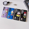 かわいい漫画スマホケース スマホバーハンドルとスタンド付き | ミニーマウス ドナルド デイジー - スマホケース Samsung Galaxy S25 S24 S23 S22 A16 Ultra