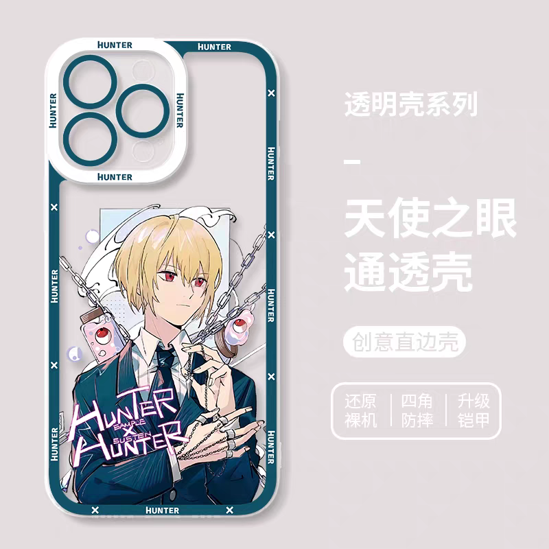 Japanese Anime Hunter X Hunter Formal Dress Version | Killua Gon Hisoka Morow Leorio Kurapika Chrollo Sharunaaku Irumi Feitan 9 Styles - iPhone Case PLUS SE2 XS XR X 11 12 13 14 15 16 16e 17 17e Pro Promax 12mini 13mini