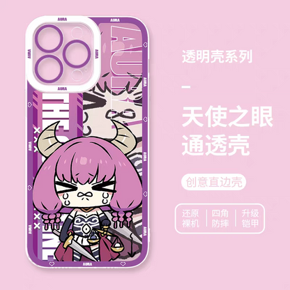 Japanese Anime FRIEREN | Aura Part1 8 Styles - iPhone Case PLUS SE2 XS XR X 11 12 13 14 15 16 16e 17 17e Pro Promax 12mini 13mini