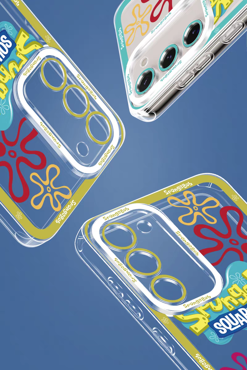 Cartoon Bikini Bottom Buddies | Children Fish - Phone Case Samsung Galaxy S25 S24 S23 S22 S21 FE Ultra Edge