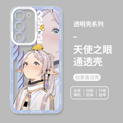 Japanese Anime FRIEREN | Shy Frieren - Phone Case Samsung Galaxy S25 S24 S23 S22 S21 FE Ultra
