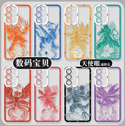 Anime Digimon Digital Monster Evolution Soul Version | Agumon Gabumon Piyomon Gomamon Palmon Patamon Tentomon Tailmon - Phone Case Samsung Galaxy S26 S25 S24 S23 S22 S21 FE Ultra Edge