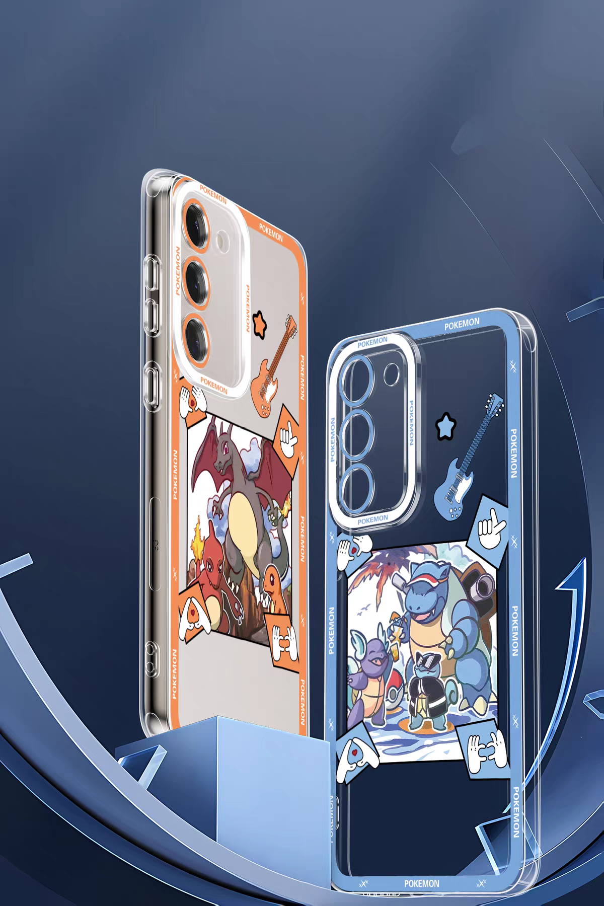 Japan Cartoon Pokemon Rock Band Party | 6 Styles - Phone Case Samsung Galaxy S26 S25 S24 S23 S22 S21 FE Ultra Edge