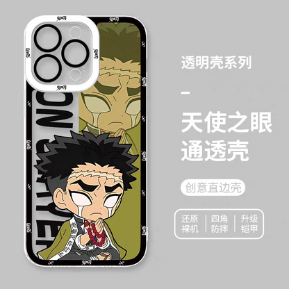 Japanese Anime Kimetsu no Yaiba Demon Slayer | Cute Style Himejima Gyoumei - iPhone Case 6 7 8 PLUS SE2 XS XR X 11 12 13 14 15 16 16e Pro Promax 12mini 13mini