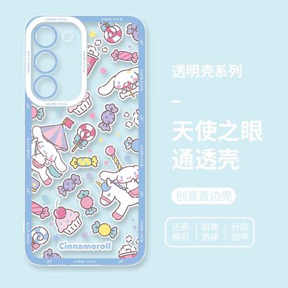 Japan Cartoon Sweets Pastel | Cinnamoroll - Phone Case Samsung Galaxy S25 S24 S23 S22 S21 FE Ultra Edge