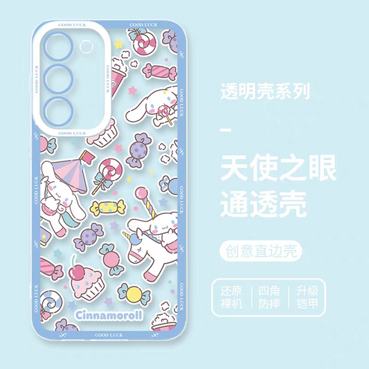 Japan Cartoon Sweets Pastel | Cinnamoroll - Phone Case Samsung Galaxy S25 S24 S23 S22 S21 FE Ultra Edge