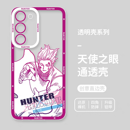 Japanese Anime Hunter X Hunter Anime & Comic Fighting Version | Killua Gon Kurapika Hisoka Morow - Phone Case Samsung Galaxy S26 S25 S24 S23 S22 S21 FE Ultra Edge