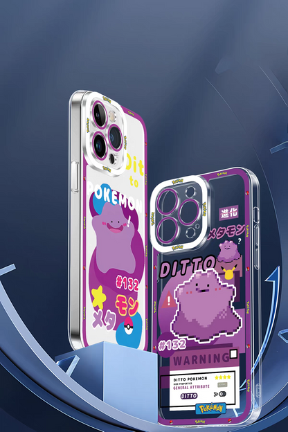 Japan Cartoon Pokemon | Ditto 8 Part1 Styles - iPhone Case PLUS SE2 XS XR X 11 12 13 14 15 16 16e 17 17e Pro Promax 12mini 13mini