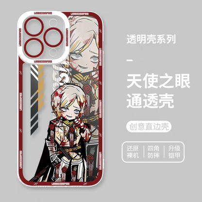 Game Character Limbus Company Drawing Style | Faust Fighting - iPhone Case PLUS SE2 XS XR X 11 12 13 14 15 16 17 Pro Promax 12mini 13mini